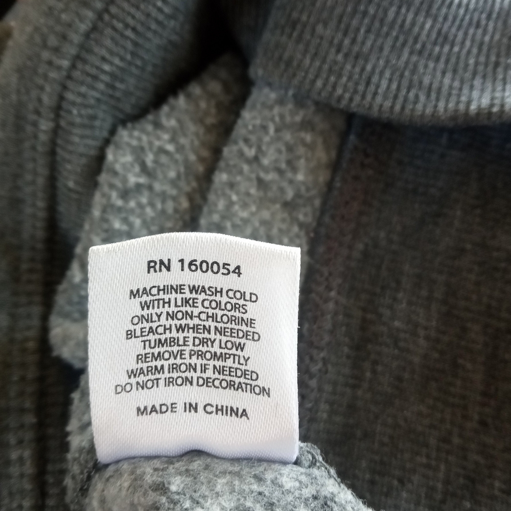 Grayson Threads Gray Good Vibes Graphic Pullover Sweatshirt Size Medium - Picture 12 of 12